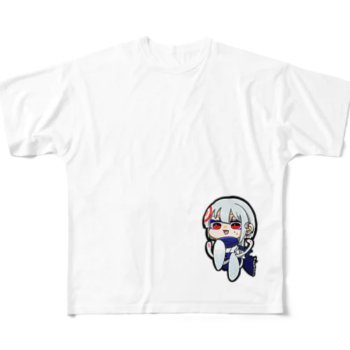 おろおろ困ったじゃのめちゃん All-Over Print T-Shirt