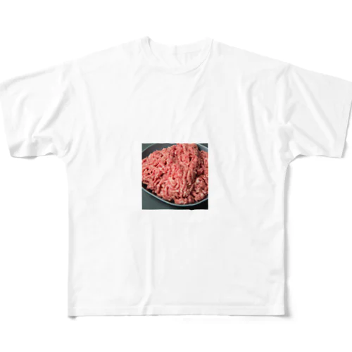 ひひひひき肉でーす！ All-Over Print T-Shirt