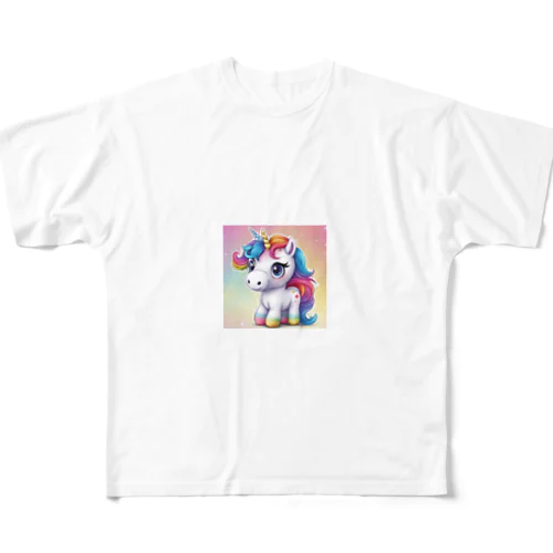 つぶらなユニちゃん All-Over Print T-Shirt