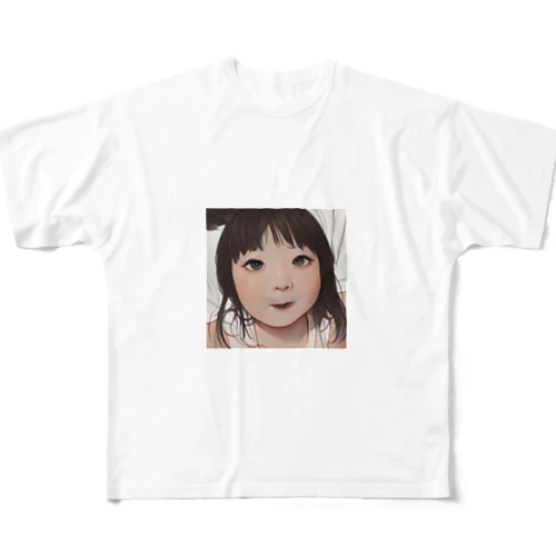 変顔？ フルグラフィックTシャツ