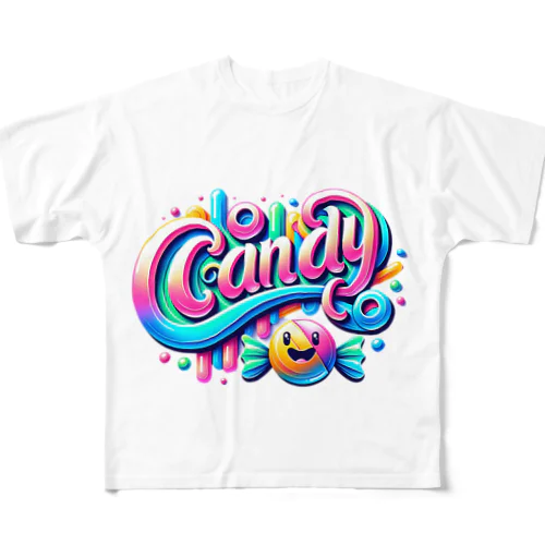 CANDY フルグラフィックTシャツ