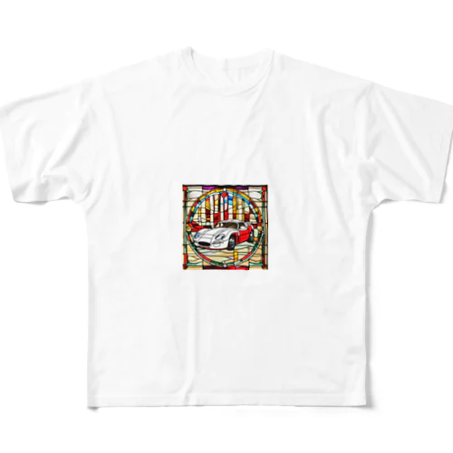 ポルシェ見えへん All-Over Print T-Shirt