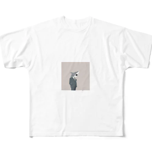 トップ営魚マンさめお All-Over Print T-Shirt