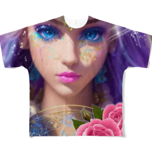 universal mermaid Emilia All-Over Print T-Shirt