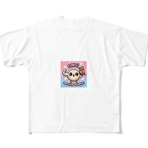 プロテインパワー フルグラフィックTシャツ