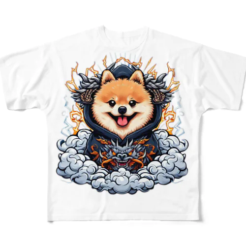 ポメドラゴン All-Over Print T-Shirt