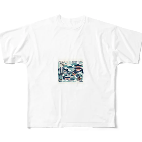 Re:東京トーキョー フルグラフィックTシャツ