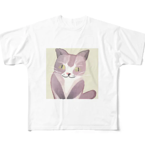 かわいい猫 All-Over Print T-Shirt