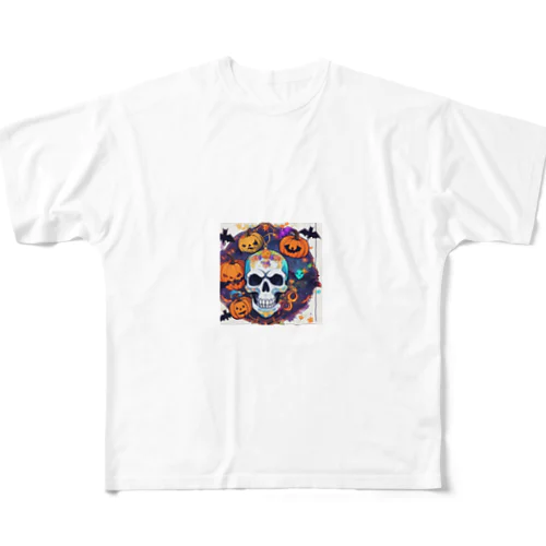 "ハロウィン＆スカルヘッド スタイリッシュコレクション" All-Over Print T-Shirt