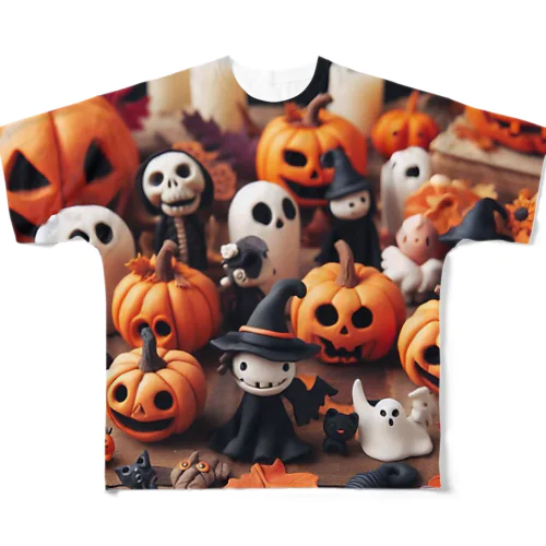 ハロウィンパーティー🎃 フルグラフィックTシャツ