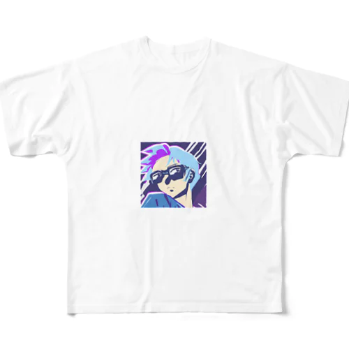 クールイラスト フルグラフィックTシャツ