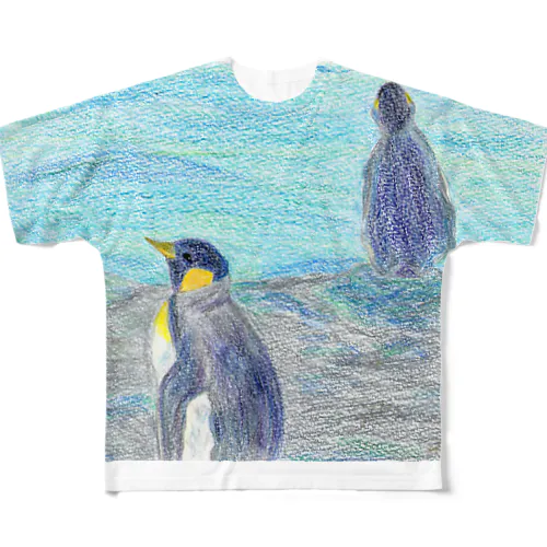 ラピス島ペンギン フルグラフィックTシャツ