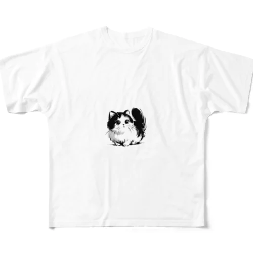 まんまるねこ All-Over Print T-Shirt