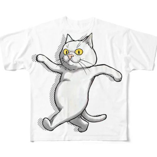 さんぽねこ All-Over Print T-Shirt