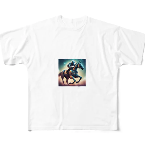 サイボーグ競走馬 All-Over Print T-Shirt