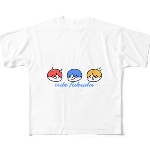 トリプルキュー All-Over Print T-Shirt