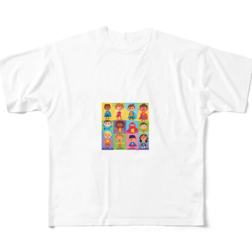 ユニークな特徴や能力子供たち All-Over Print T-Shirt