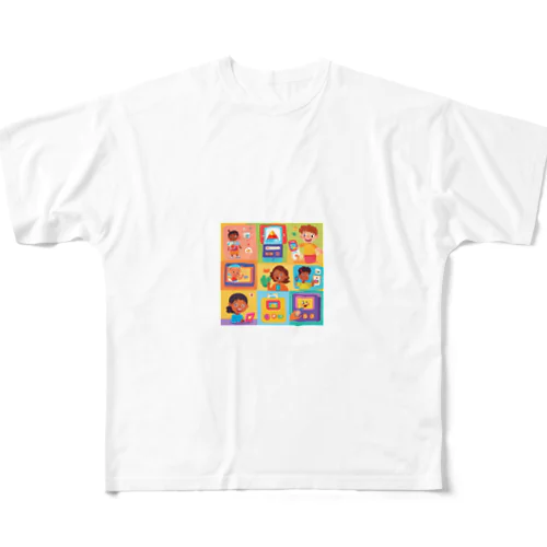 子供たちとの対話 All-Over Print T-Shirt