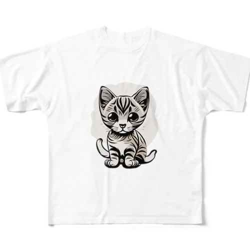 ショートヘア・スウィーティーズ All-Over Print T-Shirt