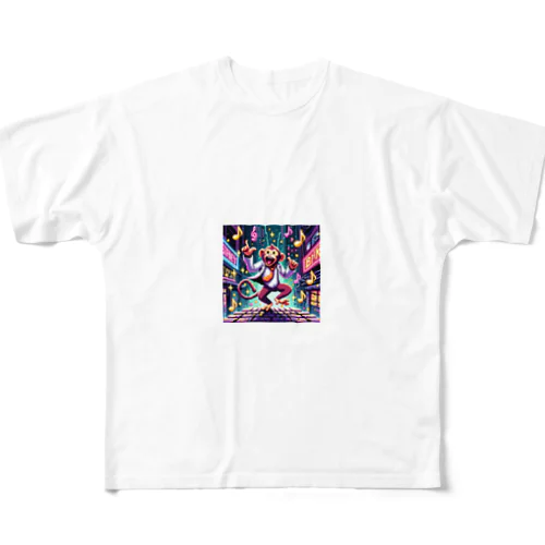 アンダーグラウンドモンキービート All-Over Print T-Shirt