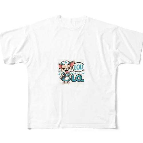 看護師チワワ９ All-Over Print T-Shirt