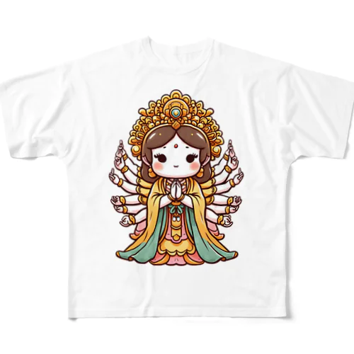 千手ちゃん All-Over Print T-Shirt