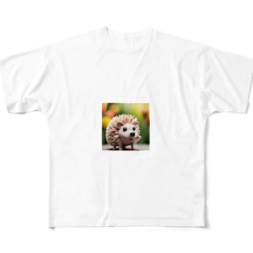 ハリネズミくん All-Over Print T-Shirt