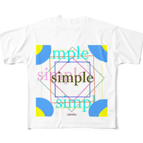 simple8 All-Over Print T-Shirt