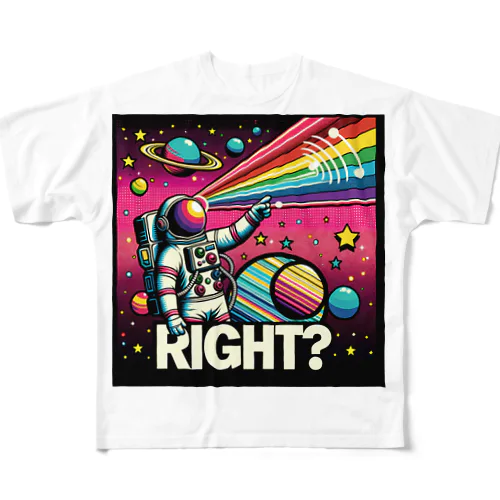 RIGHT? All-Over Print T-Shirt