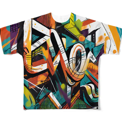 ストリートアート All-Over Print T-Shirt