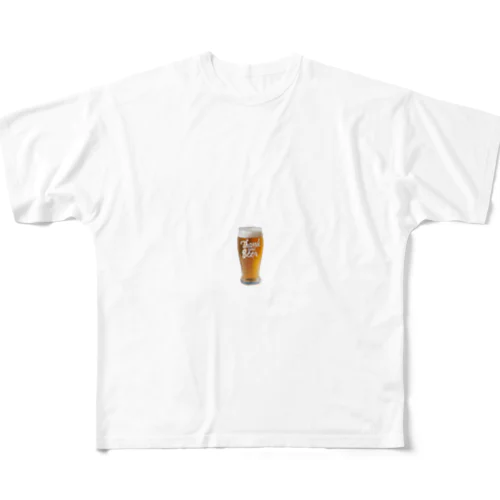 ビールに　ありがとう All-Over Print T-Shirt