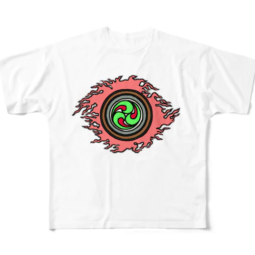 火焔太鼓 All-Over Print T-Shirt