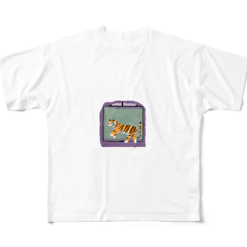 かわいそうなトラ All-Over Print T-Shirt