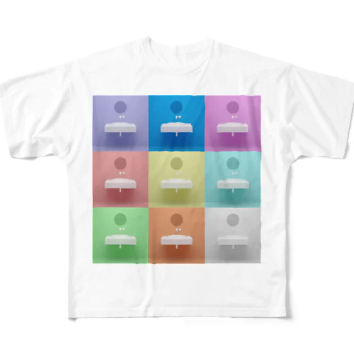ポップサニタリー All-Over Print T-Shirt
