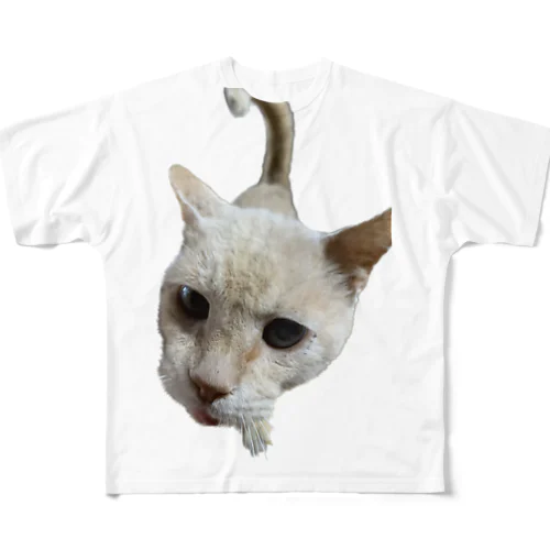 のらねこ・よん君 フルグラフィックTシャツ