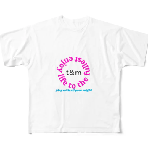 t&m enjoy life to the fullest All-Over Print T-Shirt