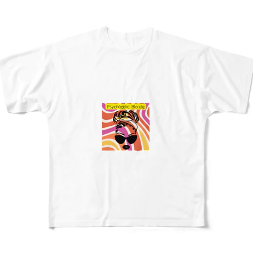 Psychedelic Blonde フルグラフィックTシャツ