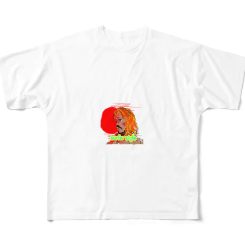 surfer style フルグラフィックTシャツ