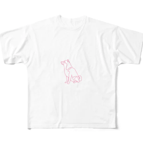 柴犬トレジャーズ All-Over Print T-Shirt