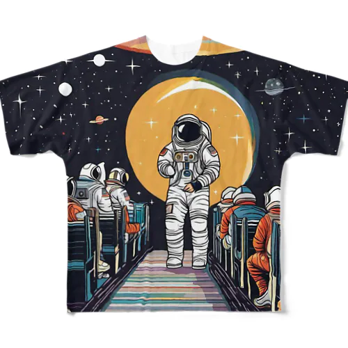 宇宙ムーン教の教え All-Over Print T-Shirt