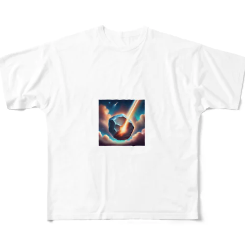 巨大隕石 All-Over Print T-Shirt