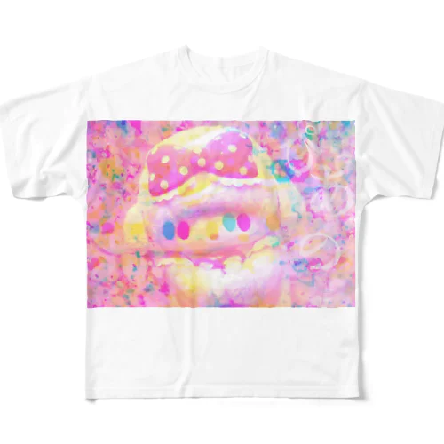 ふわふわ♡ぴあの All-Over Print T-Shirt