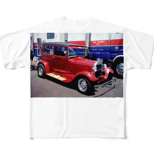 アメリカン ビンテージカー All-Over Print T-Shirt
