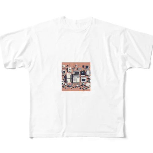 リサイクル All-Over Print T-Shirt