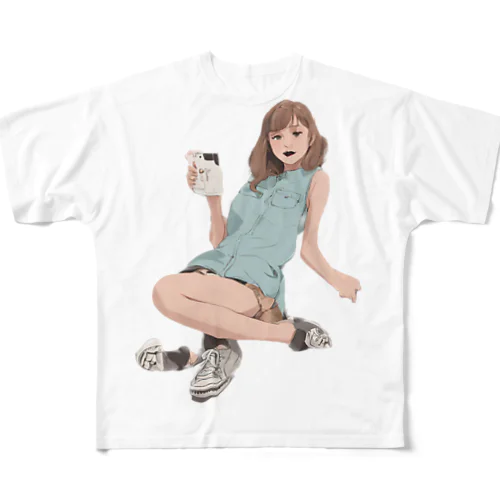 マシュロ　マシェリ All-Over Print T-Shirt