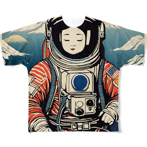 スペース芸子 フルグラフィックTシャツ