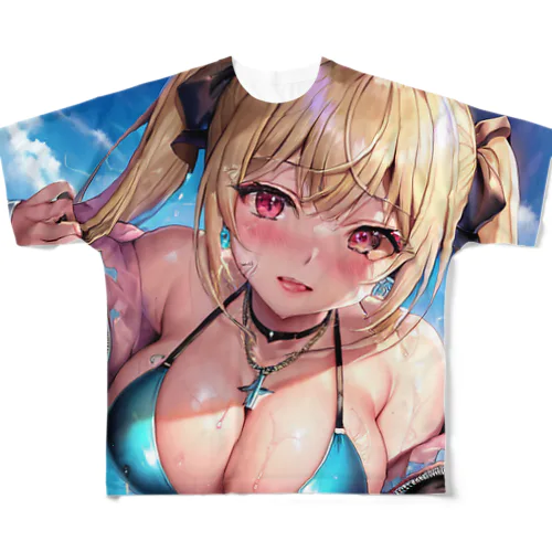 私を見て フルグラフィックTシャツ