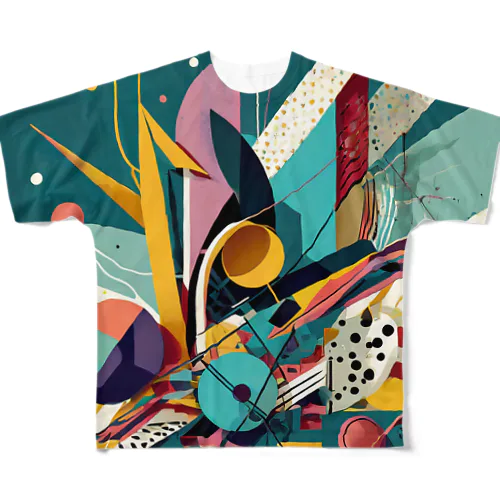 ガラクタアート All-Over Print T-Shirt