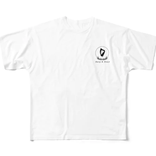Harp&Peace フルグラフィックTシャツ