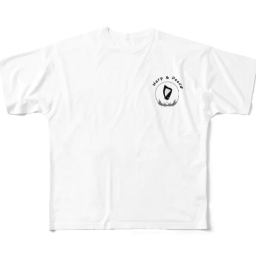 Harp & Peace 2 フルグラフィックTシャツ